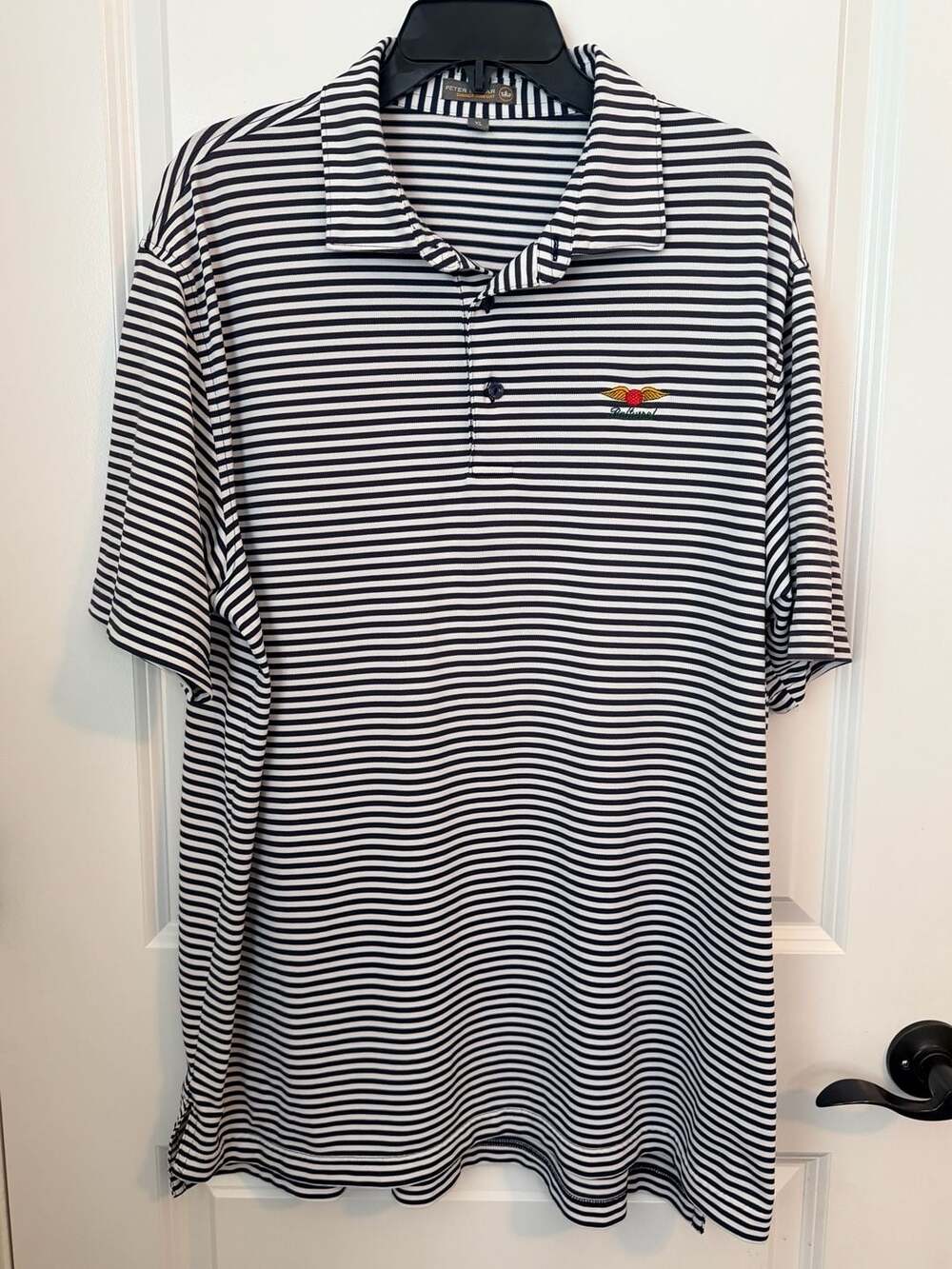 Peter Millar Baltusrol Golf Club Summer Comfort Stripe Polo Shirt